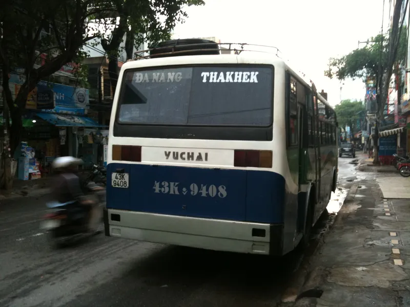 Xe buýt từ Đà Nẵng đến Tha Khek