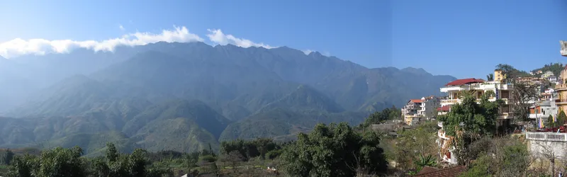 Panoramic view of Sa Pa