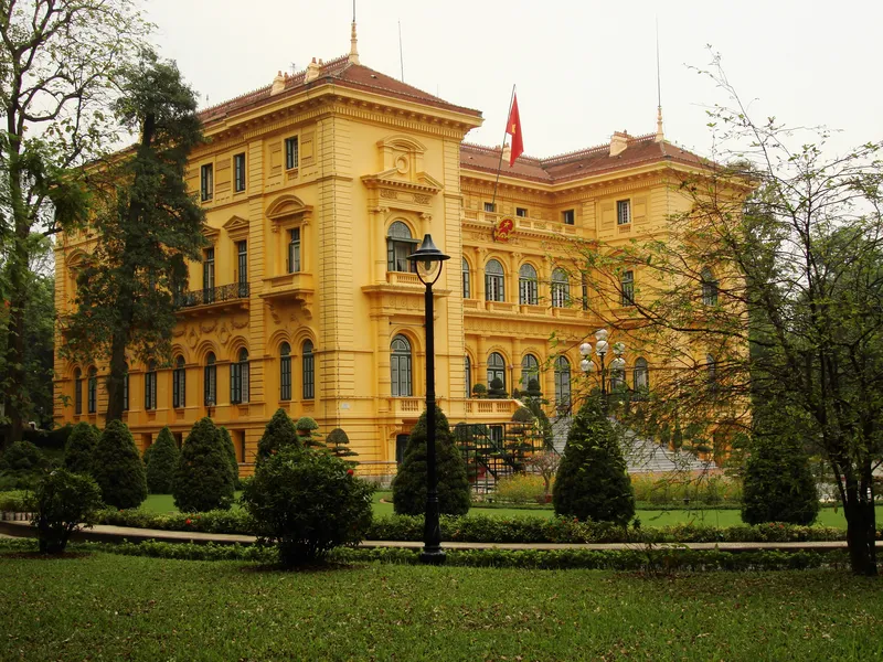 The Presidential Palace, formerly home to the Governors-General of French Indochina