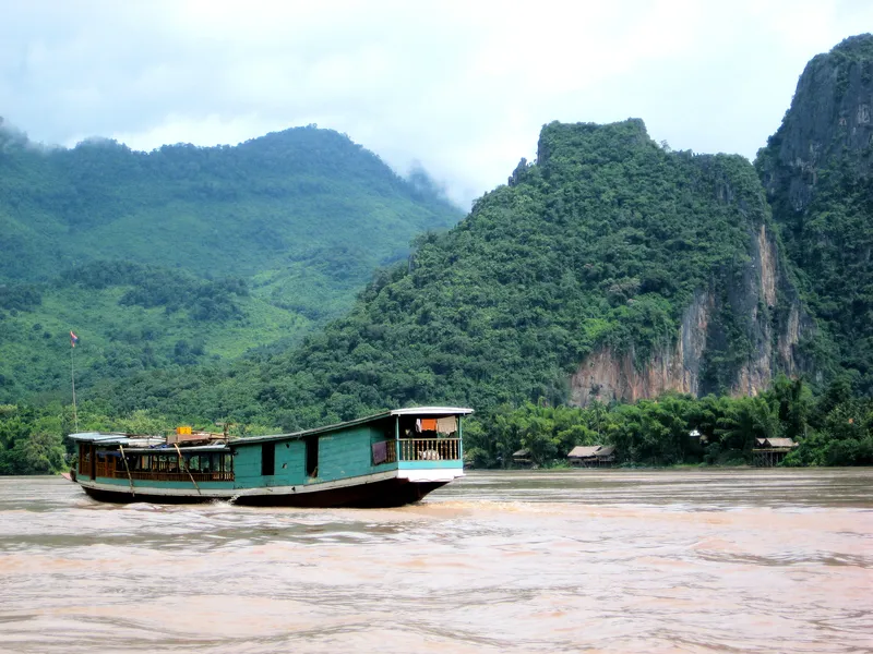 The Mekong river at [[Luang Prabang]], Laos.
