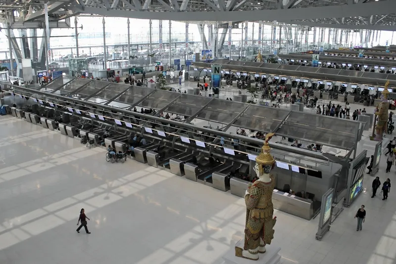 Check-in counters at [[BKK]]
